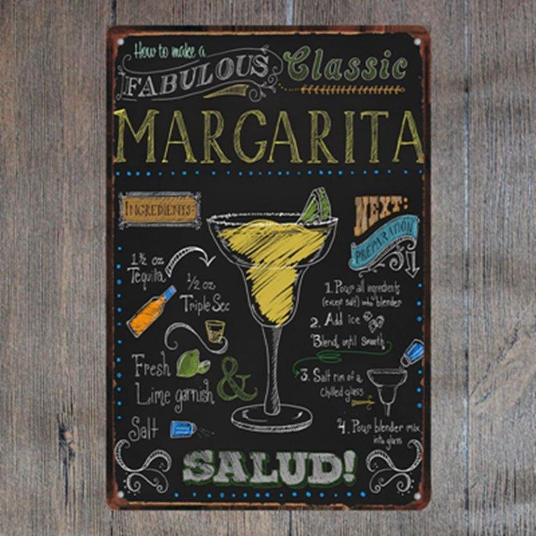 TIN SIGN MARGARITA HOW TO MAKE A FABULOUS CLASSIC