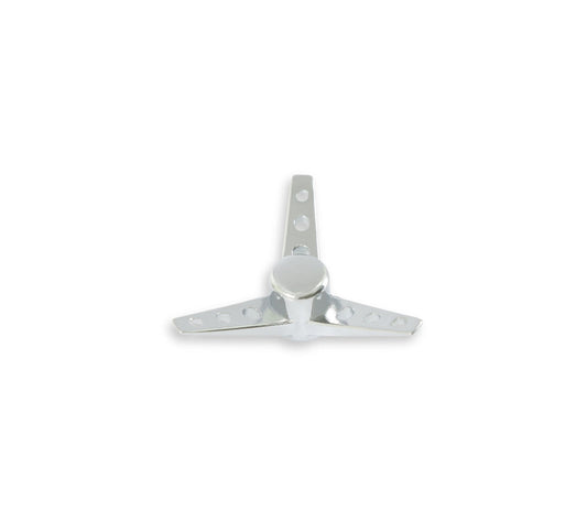 WING NUT CHROME TRI BAR A/C NUT