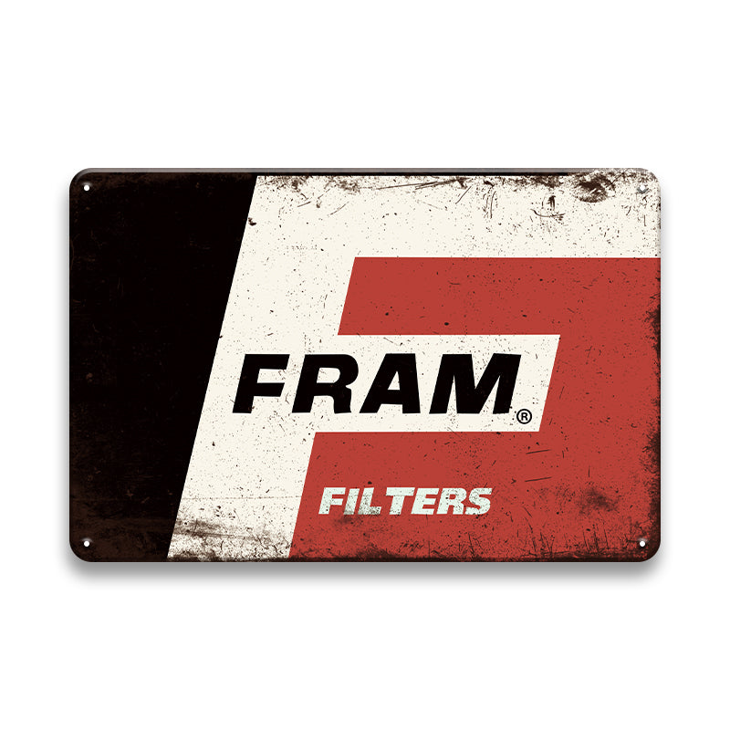 TIN SIGN FRAM FILTERS