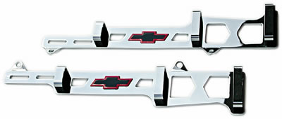 LEAD SEPARATORS LINEAR CHEV SB BOWTIE CHROME