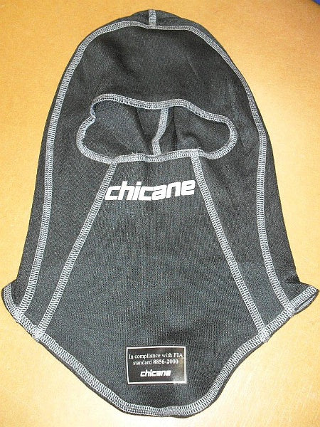 BALACLAVA 2 LAYER BLACK FIA CHICANE or TBR