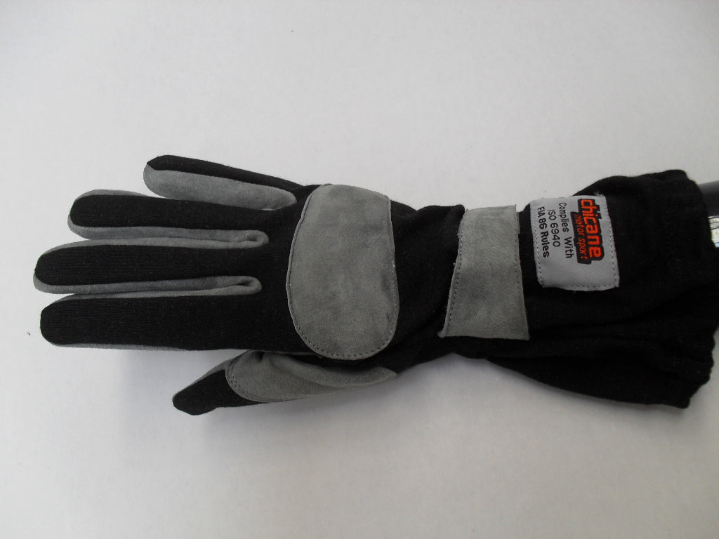 GLOVES 1 LAYER SMALL BLACK CHICANE