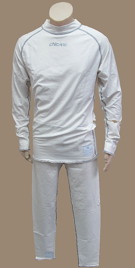 UNDERWEAR CHICANE TOP & BOTTOM WHITE XXXL