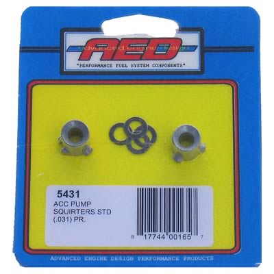 ACC PUMP SHOOTER HOLLEY 31 STD PAIR