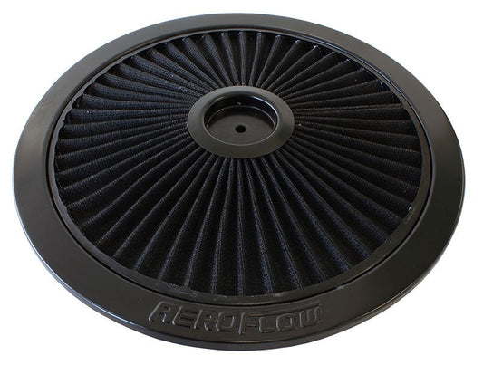AIR CLEANER TOP 14in XTREME K&N type BLACK AEROFL