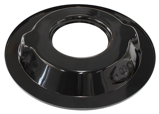 AIR CLEANER BASE 14in STEEL 1-1/8in DROP BLACK