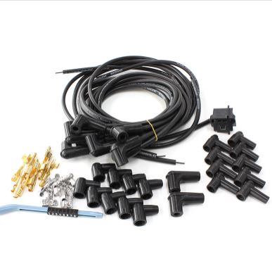 LEAD SET 8.5mm V8 90deg/90deg HEI & STD BLACK