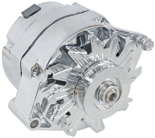 ALTERNATOR FORD 100amp CHROME 1 or 3 wire