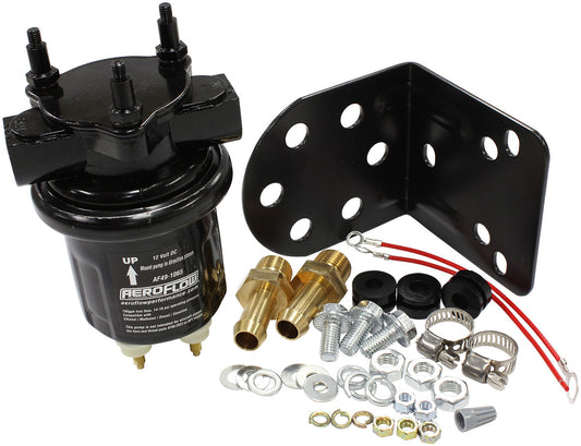 FUEL PUMP ELECTRIC 100gph 14psi BLACK COMPACT