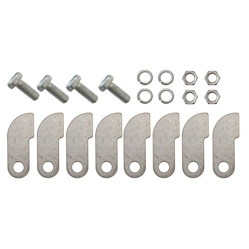HEADER TAB KIT STAINLESS (pkt4)