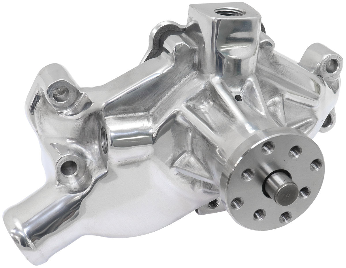 WATER PUMP CHEV SB SHORT ALLOY POLISHED