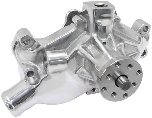WATER PUMP CHEV SB SHORT ALLOY POLISHED