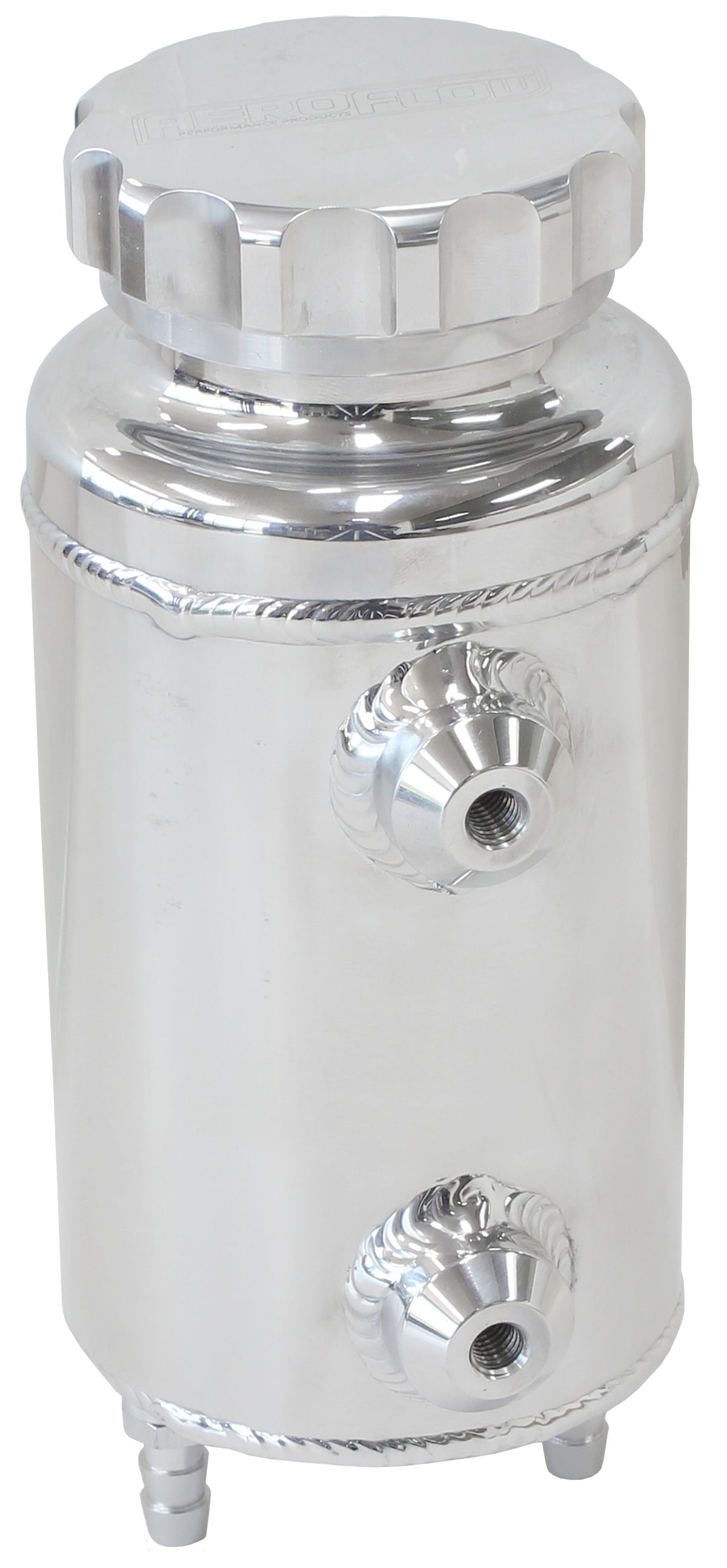 OVERFLOW BOTTLE 8in x 3.5in ALLOY with bolts