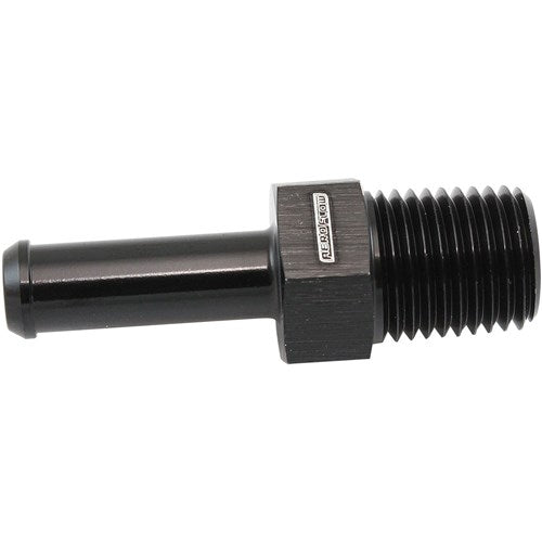 ADAPTER 1/4m npt to 5/16 BARB Black