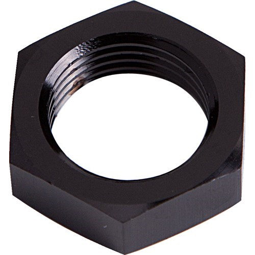 BULKHEAD NUT -6 ALLOY BLACK