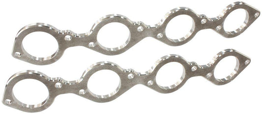 HEADER FLANGE PLATE CHEV BB ROUND PORT 2-1/4in