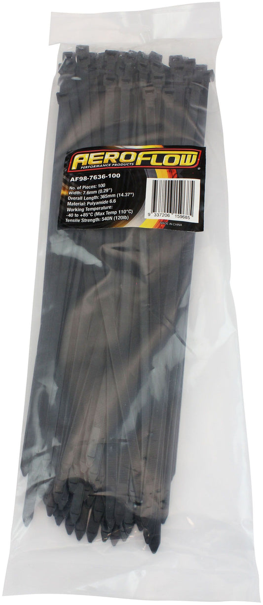 CABLE TIES 7.6mm x 365mm - 100 PACK
