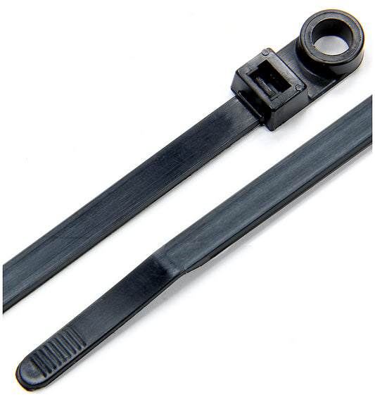 CABLE TIE 8in with MOUNT HOLE pkt25