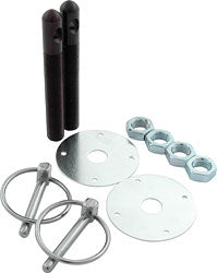 BONNET PINS 1/2in FLIP OVER ALLOY BLACK