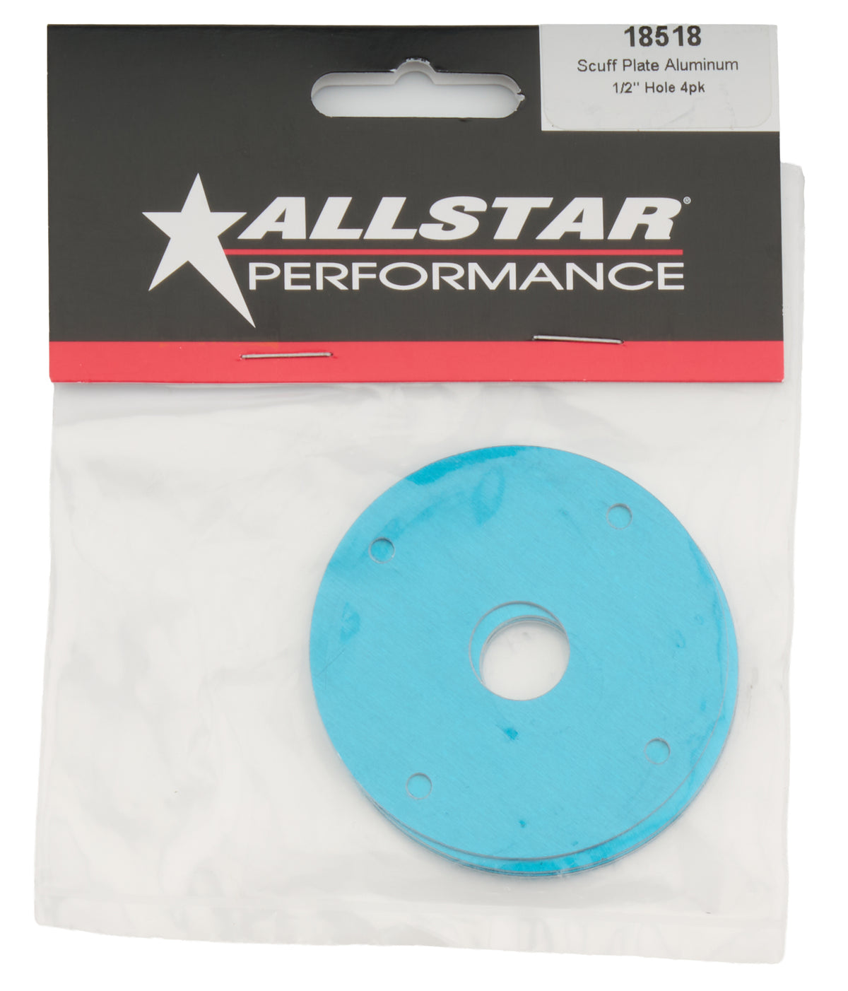 BONNET PIN SCUFF PLATES for 1/2in pin ALLOY (pk4)