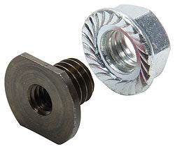 THREADED NUT INSERT 1/4in STEEL 2pk