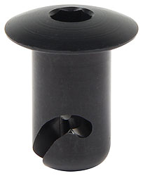 DZUS DOME ALLEN HEAD 7/16 .500in PKT10 ALLOY BLACK