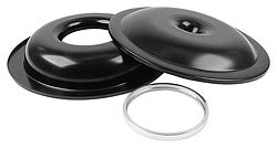 AIR CLEANER KIT ALLOY BLK with 1/2in SPACER NO FIL