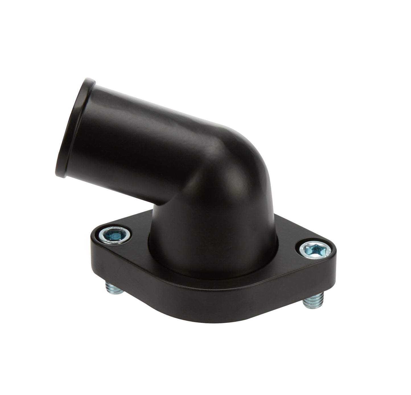 WATER NECK CHEV V8 75deg SWIVEL BILLET BLACK