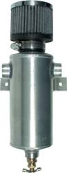 BREATHER BOTTLE with FILTER ROUND DUAL 3/8f