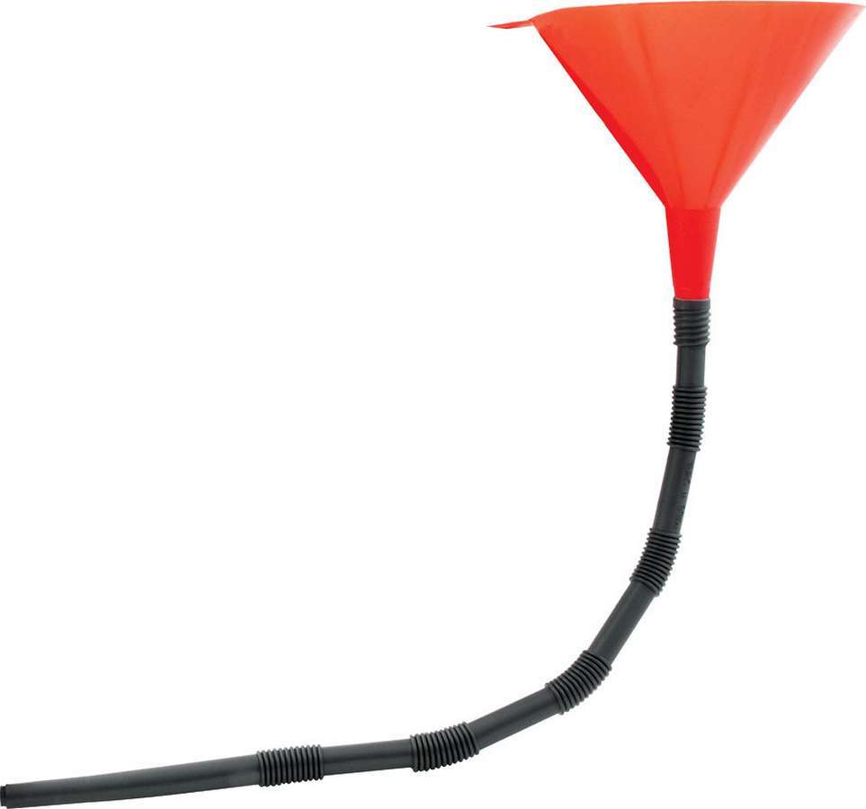 FUNNEL ROUND  5.5 in OD x 22.5 in PLASTIC RED