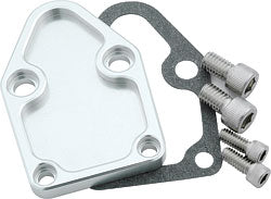 FUEL PUMP BLOCK OFF CHEV SB ALLOY