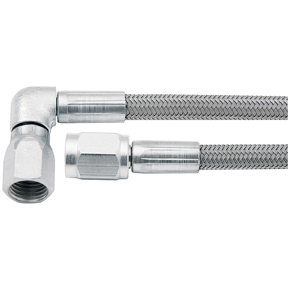 BRAKE HOSE -3 32in straight/90 degree forged