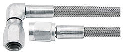 BRAKE HOSE -3 42in straight/90 degree forged