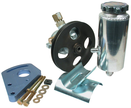 POWER STEER KIT CHEV SB BLOCK MOUNT