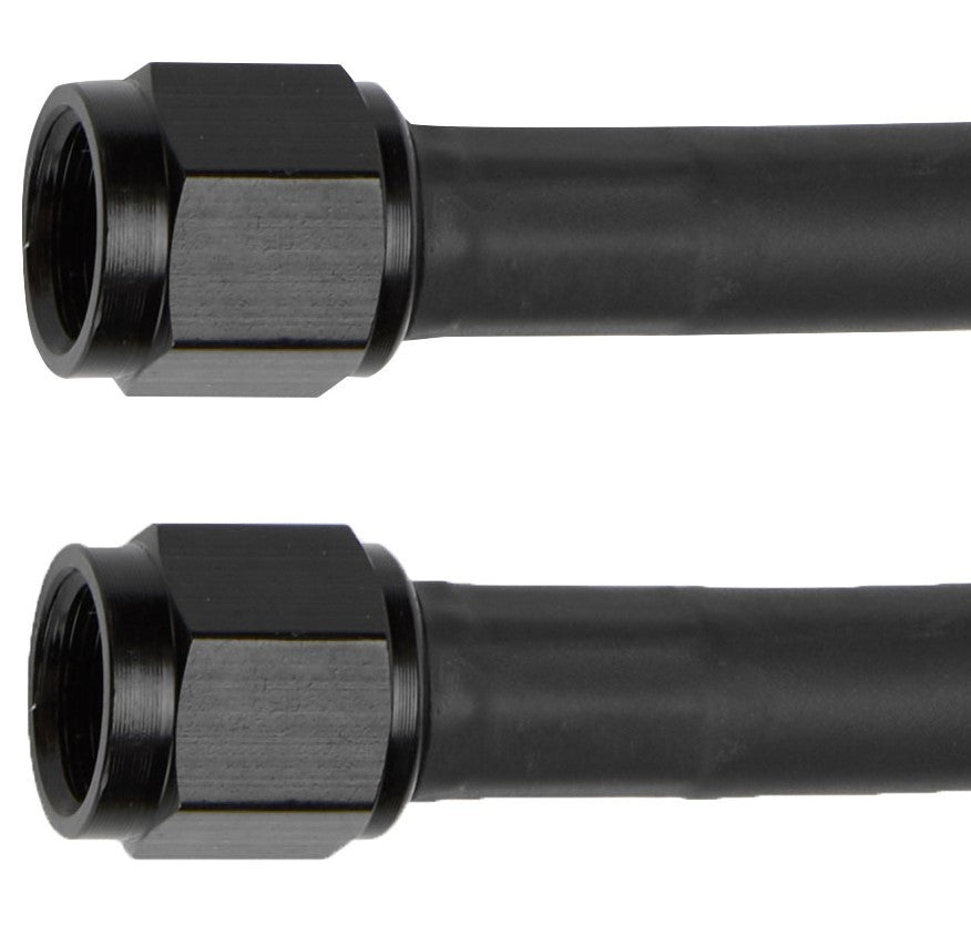 BRAKE HOSE -4 18in straight BLACK