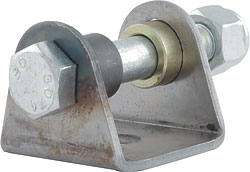 SHOCK MOUNT FLAT with 1/2in bolt