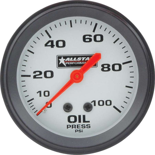 GAUGE OIL PRESSURE 2-5/8in 0-100psi ALLSTAR