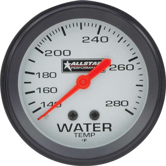 GAUGE WATER TEMP 2-5/8 140-280f ALLSTAR