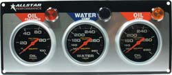 GAUGE PANEL 3 PRO-COMP 2-5/8in OP/TEMP/OT LIQUID