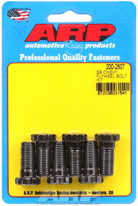 FLYWHEEL BOLTS CHEV with 1 PIECE REAR MAIN