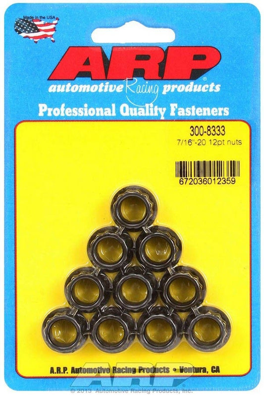 NUTS 7-1/6in-20 12pt 1/2in SOCKET pkt10