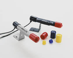 WARNING LIGHT RED PRO-LITE SILVER