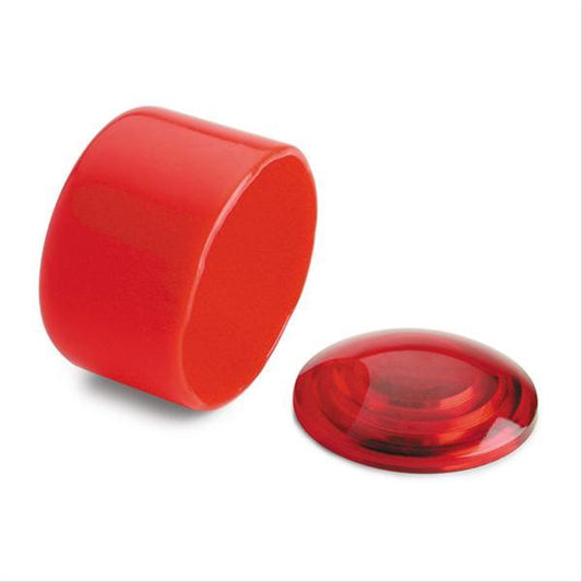 SHIFT LIGHT LENS COVER KIT RED 1-5/8in AUTOMETER