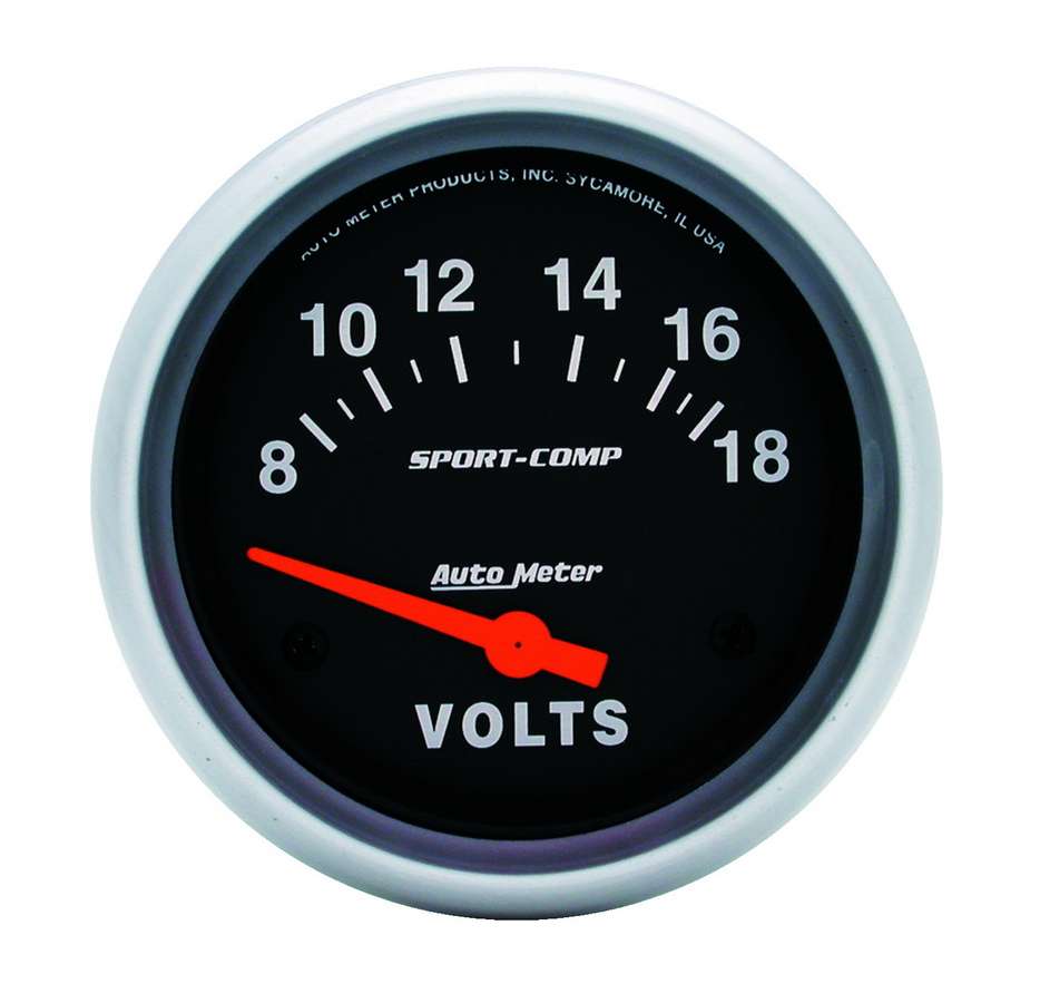 GAUGE VOLTS 2-5/8in 8-18v SPORTCOMP