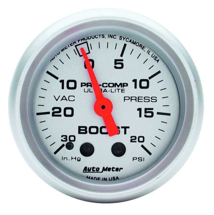 GAUGE BOOST/VAC 2-1/16in 30in/20psi PROCOMP ULTRA