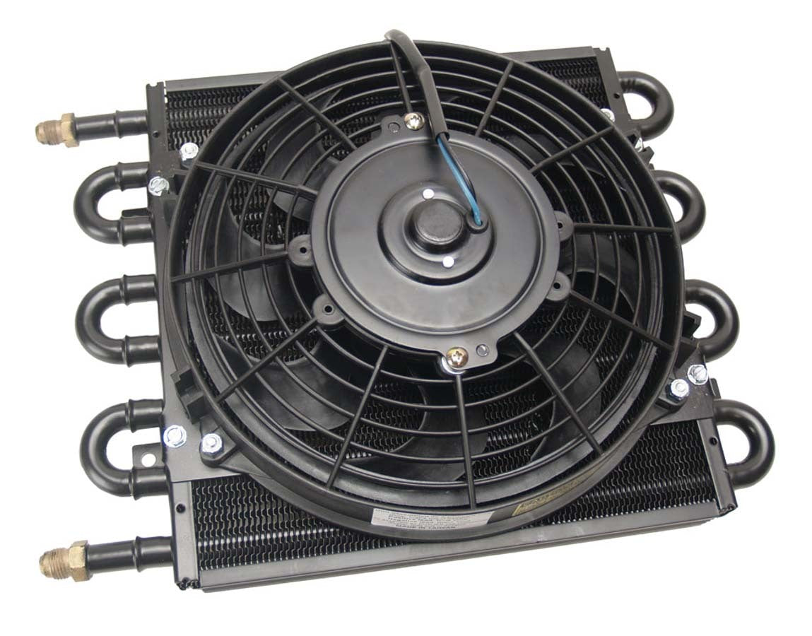 TRANS COOLER 13.625 x 10.25 x 3.625in with FAN -6m