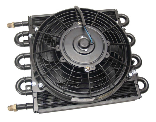 TRANS COOLER 13.625 x 10.25 x 3.625in with FAN -6m