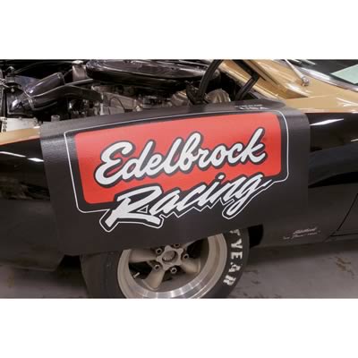 FENDER COVER EDELBROCK BLACK FOAM/VINYL