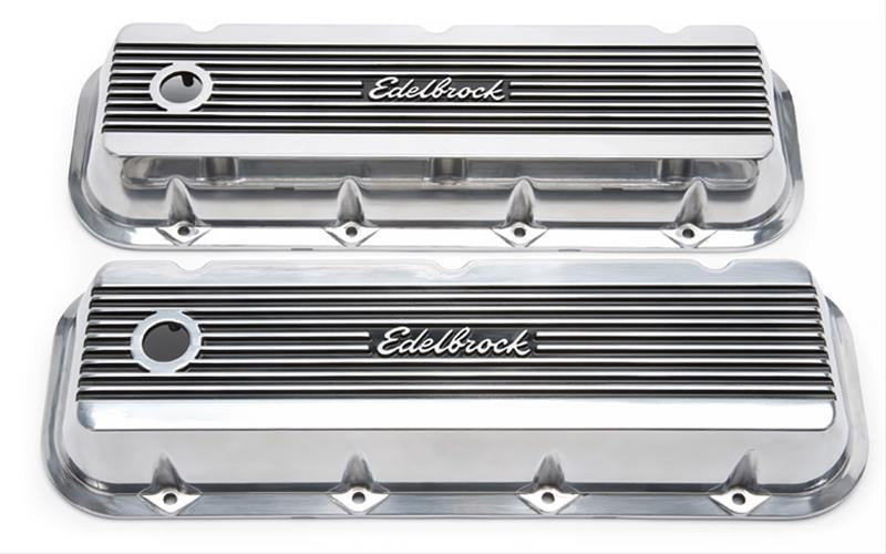 ROCKER COVERS CHEV BB ALLOY ELITE II POLISHED