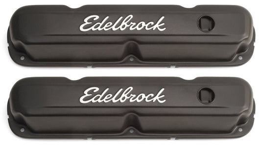 ROCKER COVERS CHRYS SB STEEL BLACK 3.2in TALL
